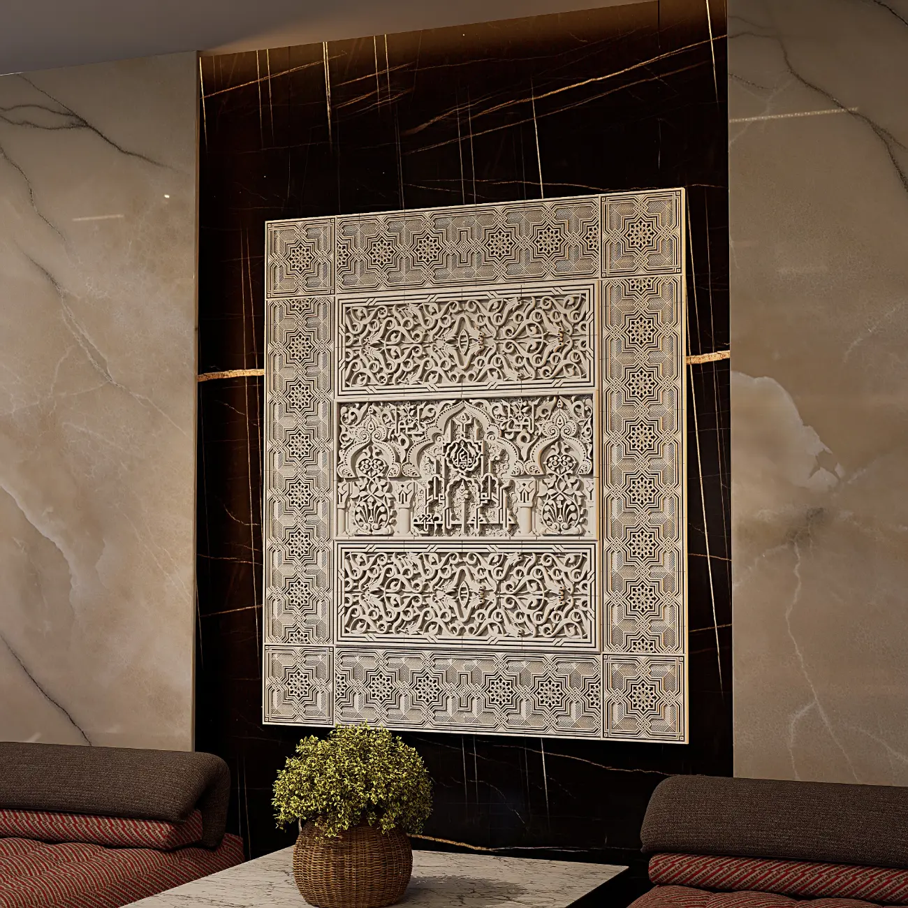 Luxury sculptures for majlis