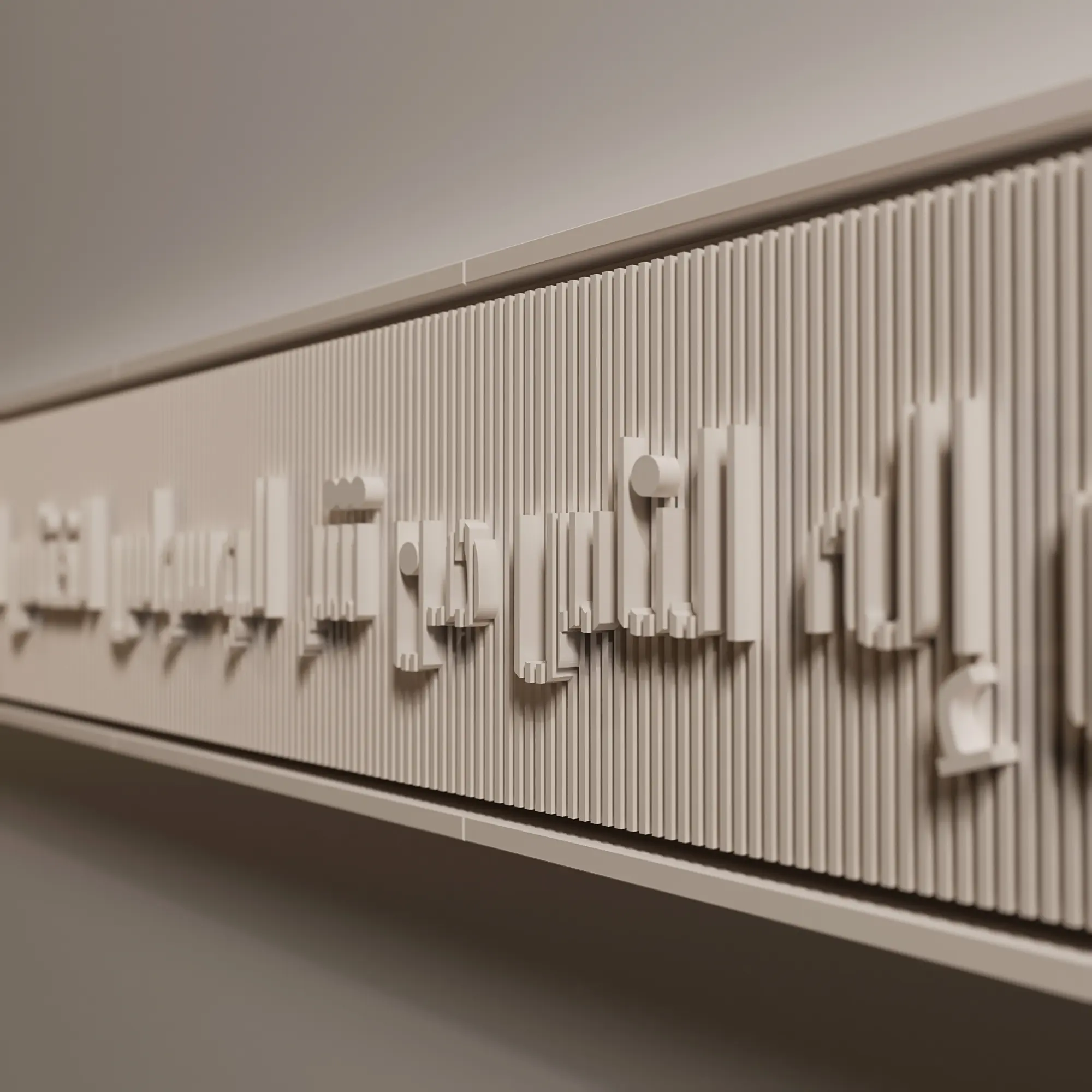 Surah Al Nas – One Line <br>سورة الناس (Enigma) 3 Optical Illusion based islamic wall sculpture - Enigma - Nas