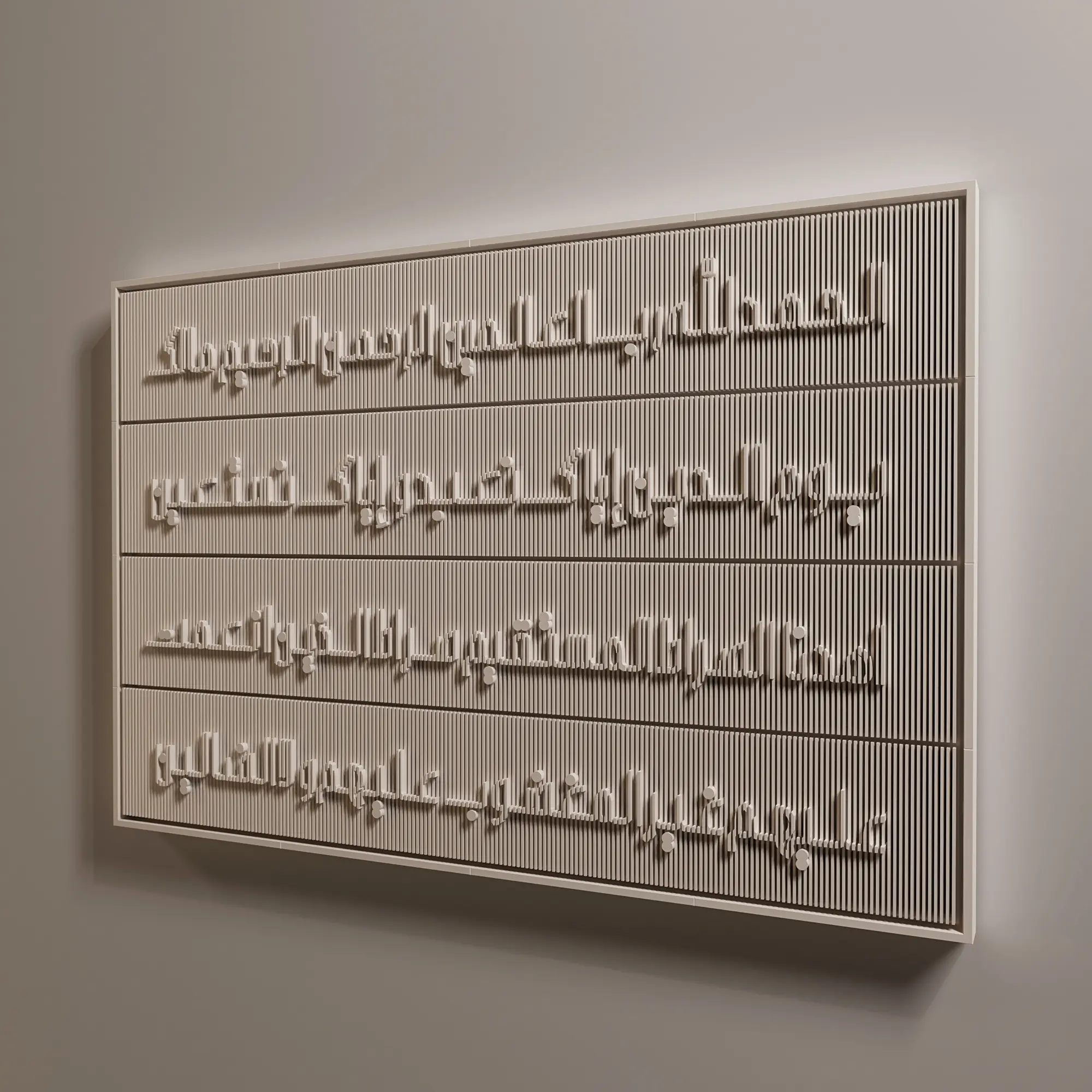Surah Al Fatiha (Enigma) Sqr سورة الفاتحة 5 Enigma-Modern-Islamic-Wall-Art-Sculptures-Surah Fatiha-Square-(Q3-2024) (2)